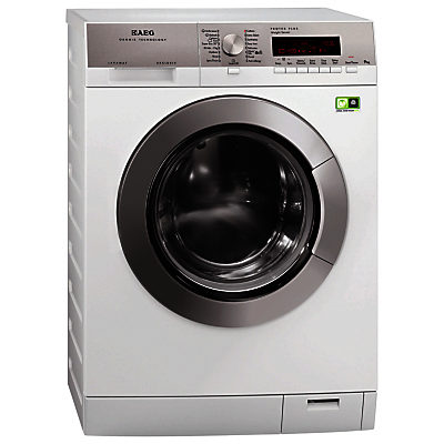 AEG L89499FL ÖKOMix Freestanding Washing Machine, 9kg Load, A+++ Energy Rating, 1400rpm Spin, White AEG L89499FL ÖKOMix Freestanding Washing Machine, 9kg Load, A+++ Energy Rating, 1400rpm Spin, White